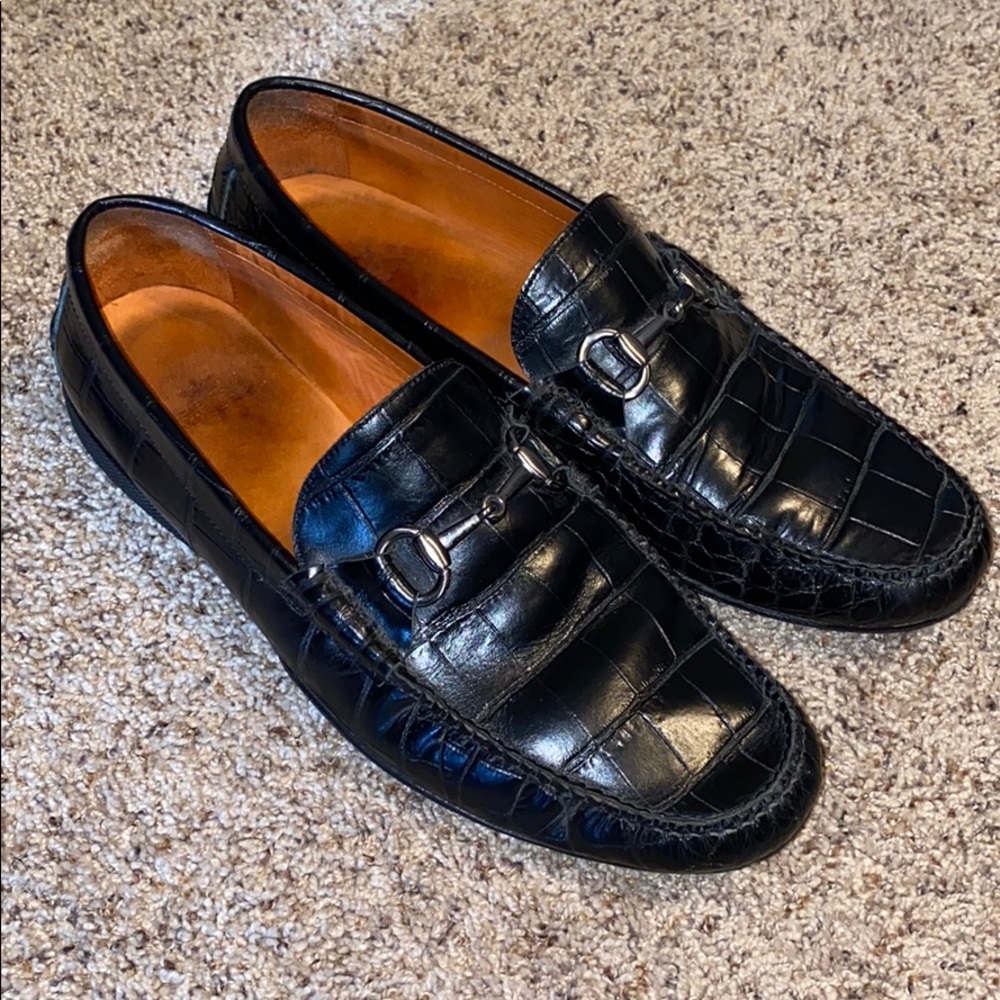 Peter Millar Croc Bit Loafers